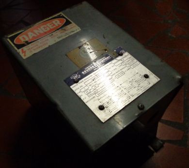 SQUARE D SORGEL TRANSFORMER 11551-12645-001 RAINPROOF USED