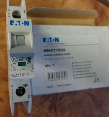 Eaton WMZT1D02 Thermal Magnetic Circuit Breaker NIB NOS
