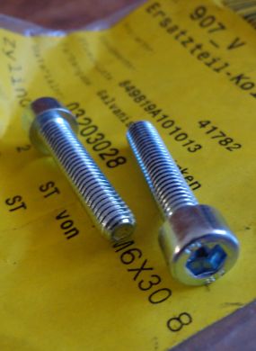 W & H WINDMOLLER & HOLSCHER CYLINDER HEAD SCREW M6x30 03203028 NIB NOS
